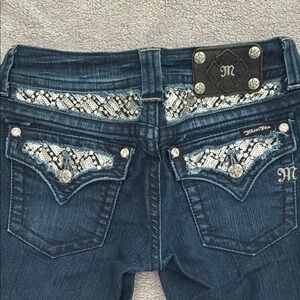 Miss Me Women's Blue Embellished Jeans